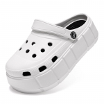 Naiste sandaalid auguga kingad paksud sussid suvised rannakingad Rohelised platvormiga sandaalid 36-37 valge