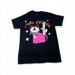 Koszulka T-shirt męski okrągły dekolt SPENCER'S PINKGABBERCAT M