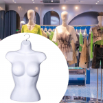 Elegantne rippkonksuga naiste kleidivorm white
