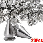 10-100 tk &Uuml;mmargused koonused naelad Metallist puust naelad, keeratavad naastud DIY k&auml;sit&ouml;&ouml;na lahedad punkr&otilde;ivad needid, kaunistus r&otilde;ivaste kingade jaoks 7x10MM