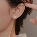 Tsirkoonist liblikas k&otilde;rvar&otilde;ngad &Otilde;rnad lihtsad kuldsed liblikk&otilde;rvar&otilde;ngad