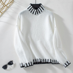 S&uuml;gistalvine vintage avara pikkade varrukatega top Multicolor Pullover kudumite alus v&auml;rvi kampsun L beež