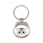 American Shorthair - keychain keychain for keys by Art-Dog brand