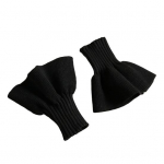 1 paar naiste randmemansetid, kootud elastne libisemisvastane volang Hoia soojas randmekaunistus &Uuml;hev&auml;rviline printsessi v&otilde;ltsmansetid fotograafia rekvisiidid valge