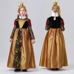 Armas printsess, lapsed, t&uuml;drukud, cosplay kleit, cosplay kost&uuml;&uuml;m s&uuml;nnip&auml;evapeoks Halloweeni festivaliks t&uuml;lli pol&uuml;ester Halloweeni karnevali maskeraad 150