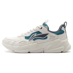 Li Ning Flowing Fire P&otilde;rutuskindlad libisemiskindlad kulumiskindlad madalad vabaajajalatsid Meeste vabaajajalatsid Valge Sinine AGCT387-1 39 white