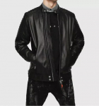 AL KHALID Causal Slim Fit Wear jope Uus meeste must jope 100% pehmest lambanahast XS