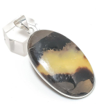 Septerian Stone Gemstone Handmade 925 Sterling Silver Jewelry Pendant 2.40 y8k56