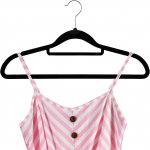 Velvet riidepuud 20 pakk &ndash; riidenagi koos lipsuga &ndash; libisemiskindel, p&ouml;&ouml;rlev konks, &otilde;hukesed vildist riidepuud &ndash; &uuml;likonnad, riided, p&uuml;ksid, riidenagi &ndash; must 1pc must