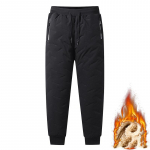 Paks lumi Wear pits-up k&otilde;rge v&ouml;&ouml;kohaga haaremi p&uuml;ksid Palus sametvoodriga pahkluu pikkus Pantalones vabaaja dressip&uuml;ksid talve naised Broek L