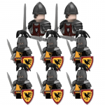 Laste m&auml;nguasjad Keskaegsed s&otilde;jad Lossir&uuml;&uuml;tlid Hundikarja S&otilde;dalased Militaarfiguurid V&auml;ikesed osakesed Ehitusklotsid Poistele sobivad kingitused