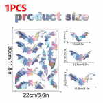 2022 Uued Vikerkaare Prisma Elektrostaatilised Klaaskleebised PVC Lehed Staatilised Akna Kleebised P&auml;ikesep&uuml;&uuml;dja Kleebis P&auml;ikesep&uuml;&uuml;dja Seinakleebis