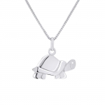 LEA &; ARTHUR - Laste ripats "KILPKONNA" muster - roodiumiga kaetud 925 sterling h&otilde;be