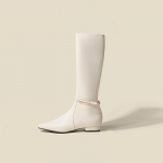 Uued Briti pealelibistatavad r&uuml;&uuml;tlisaapad naistele, terava ninaosaga, madala plokk-kontsaga, p&otilde;lvini saapad, l&otilde;henenud nahast, vabaaja s&uuml;gis-talvesaapad 36