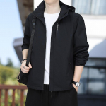 Meeste jakk S&uuml;gisene uus Korea stiilis vabaaja kapuutsiga &otilde;ues m&auml;gironimisjope Meeste tippmoodne M