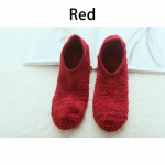 1 paar talve soojad fliisist p&otilde;randasokid naiste t&uuml;drukud siseruumides libisemiskindlad paadi sokid l&uuml;hikesed tugevad soojad sussid sokid