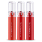 Merry Sword Lil Tattoo Water Lip Tint 2.7g x 3 types set, SET2 Scarlet Coral + Sweet Pearl Simone + Crimson Red, 1 set red