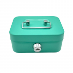 Kaasaskantav metallist rahakast Mini-lukukast Rahapank Metallist m&uuml;ndipanga turvakast Tugev sularaha lastele m&uuml;ntide kollektsioon