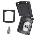 Karavani Vee Sisse- ja V&auml;ljalaske Luuk Filter 20mm Adapterd&uuml;&uuml;sidega Lukustatav Kate Tarvikud Paadile Merele RV Haagissuvilale Camperile Kaubikule must