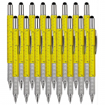 16 tk 6-&uuml;hes puutetundlik pastapliiats koos vesitaseme joonlauaga kruvikeeraja t&ouml;&ouml;riistaga Kontori koolitarbed K&auml;sit&ouml;&ouml;riist