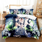 3D prinditud Anime Diabolik Lovers Komplekt Poisid T&uuml;drukud Kaheinimesevoodi Kuninganna Suuruses Tekikott Padjap&uuml;&uuml;r Voodi Lapsed T&auml;iskasvanud Mood Kodutekstiil 135X200cm