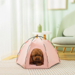 Uus Kenneli- ja Kassipesa Telk Kevad- ja Suvine Matte Hingav Pet House Koerte ja Kasside mugav telk S 40*40
