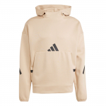 Adidas ZNE. Healing Series FW24 Spordiklassika Kapuutsiga Pikkade Varrukate Dressipluus Meeste dressipluus Helepruun JJ4894 XL