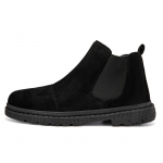 Retro Trend Meeste Chelsea Saapad S&uuml;gis Talv Meessoost &Uuml;li&otilde;pilased K&otilde;rged K&auml;imisega Vabaaja Kingad Must Khaki Suede Pahkluu Saapad Poolsaapad 38 must