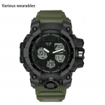 Moetrend V&auml;lispordi P&otilde;rutuskindel Kell Poistele ja T&uuml;drukutele Multifunktsionaalne Veekindel Helendav Elektrooniline Kell