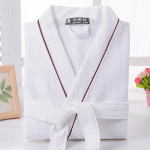 100% puuvillane vahvel hommikumantel, meeste naiste magamisriided, paar kevadsuvi pika pruudi hommikumantel Sleep Lounge hommikumantel kimono &ouml;&ouml;r&otilde;ivaste kleit XL