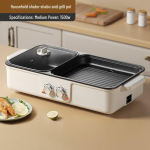 Multifunktsionaalne mittenakkuva pinnaga elektrigrill: Shabu-Shabu, kuum pott ja grillpann Creamy white large. 2-299 here to shoot