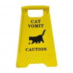 4-tolline musta kassi oksendamise silueti hoiatusm&auml;rk kassi oksendamise hoiatusm&auml;rk kassiomanike kodu v&otilde;i lemmikloomade aladele 4pcs