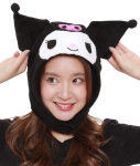 SAZAC Kigurumi Cap Sanrio Kuromi beige