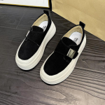 Leopardist platvormkingad Naiste mokassiinid Kingad S&uuml;gis 2025 Disaineri uus trend Vabaaja sporditossud Reisimiseks k&otilde;ndimiseks Zapatillas Mujer 35 must