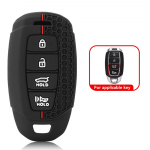 Hyundai i30 Ix35 KONA Encino Solaris Azera Grandeur Ig Accent Santa Fe Palisade silikoonist auto v&otilde;tme&uuml;mbrise korpuse kate jaoks must
