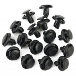 20 tk 7 mm l&auml;bim&otilde;&otilde;duga must s&otilde;iduki auto kaitseraua uksepaneel poritiiba voodri klambrid, plastikust autokinnitused, needid, Toyota klamber CHINA