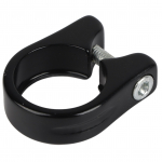 Must 31,8 mm jalgratas m&auml;girattas&otilde;idu sadula istmeposti klambri kinnitus SS