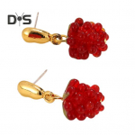 1 paar naiste k&otilde;rvar&otilde;ngaid vaarika kunstkristalliga tutt rippuvad k&otilde;rvar&otilde;ngad puuviljakonksuga k&otilde;rvar&otilde;ngad ballipeoks kohtinguks k&otilde;rvaehted B