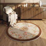 Klassikaline &uuml;mmargune vaip Hiina stiilis Kodu elutuba Retro kerge luksus Lihtne etniline stiil 60 * 60cm