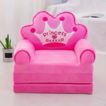 Children's Sofa Bed, Armchair That Converts to Lounger for Kids roosa