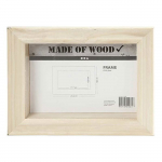 Cadre 3D avec vitre et bo&icirc;te en bois - pour techniques 3D et autres projets avec premier et arri&egrave;re-plan. R&eacute;f 575590