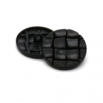 12tk/partii 18/23/25mm &uuml;mmargune metallist n&ouml;&ouml;biga kampsun tuulejakk n&ouml;&ouml;pmantel villane &uuml;likond retro mantel dekoratiivn&ouml;&ouml;bid 18mm must