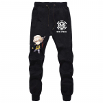 One Piece Anime Vabaaja Paelpingiga Sweatpantsid - Trafalgar Law, Luffy & Whitebeard teemalised, Ideaalne paaridele, Kevad- ja s&uuml;gisr&otilde;ivad S