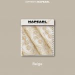 1 TK NAPEARL High End Luxury beež kolmem&otilde;&otilde;tmeline tikitud s&otilde;rmus, l&auml;bipaistev kardin, t&uuml;ll elutoa magamistoa akende kaunistamiseks kodukaunistuseks 100x260cm beež