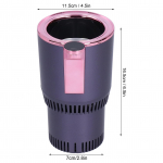 Auto Tassisoojendi Jahuti 2-in-1 Jahutav Soojendav Tassihoidja Sigaretis&uuml;&uuml;tajaga Toide DC12V Jahutav Tassihoidja Tassi Jahuti Soojendi 12V lilla