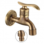 Aiasegistid Antiikpronksist terrassipesumasin Kahe kasutusega kraan Mop Basseini kraana kraana EL7772-1