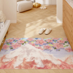 Mustust mittel&auml;bilaskvad PVC uksematid &ndash; &uuml;he p&uuml;hkimisega kergesti puhastatavad; saab sissep&auml;&auml;sudele sobivaks k&auml;rpida. 50x80cm