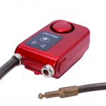 APP-juhtimine Bluetooth-nutilukk Vargusvastane alarm Kettlukk 105dB alarmiga (Punane) punane