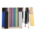 V&auml;rvilised pliiatsikomplektid Basswoodi sujuvalt kirjutamiseks joonistavad pliiatsi&uuml;likonnad kunsti v&auml;rvimiseks, joonistamiseks ja meisterdamiseks