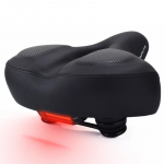 Jalgratta istmepadi laienev paksendav pehme mugav jalgratta sadul Mtb maanteeratta elektrilisele with tail light must